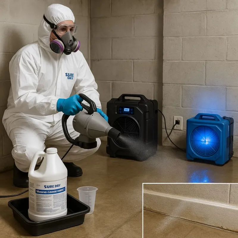 Sanitization and Odor Removal process in North Arlington, NJ